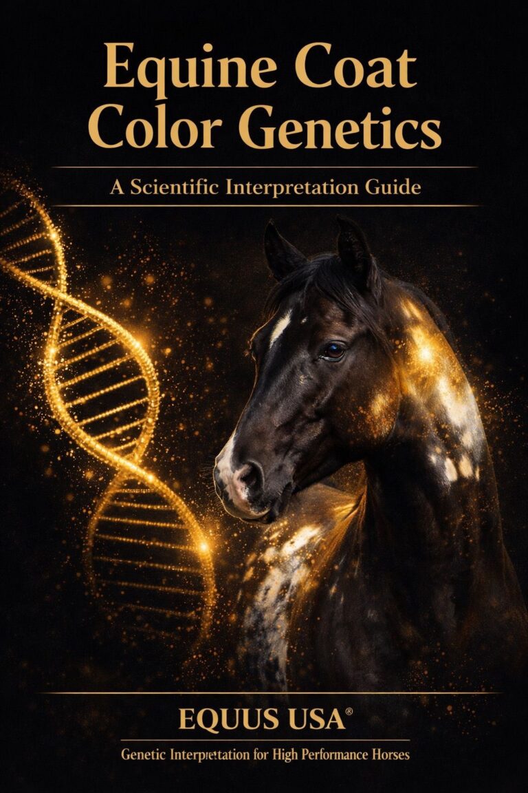 Applied Equine Genetics Guide • 122 Pages of Practical Interpretation, Genetic Foundations, and Breeding Insights • $39