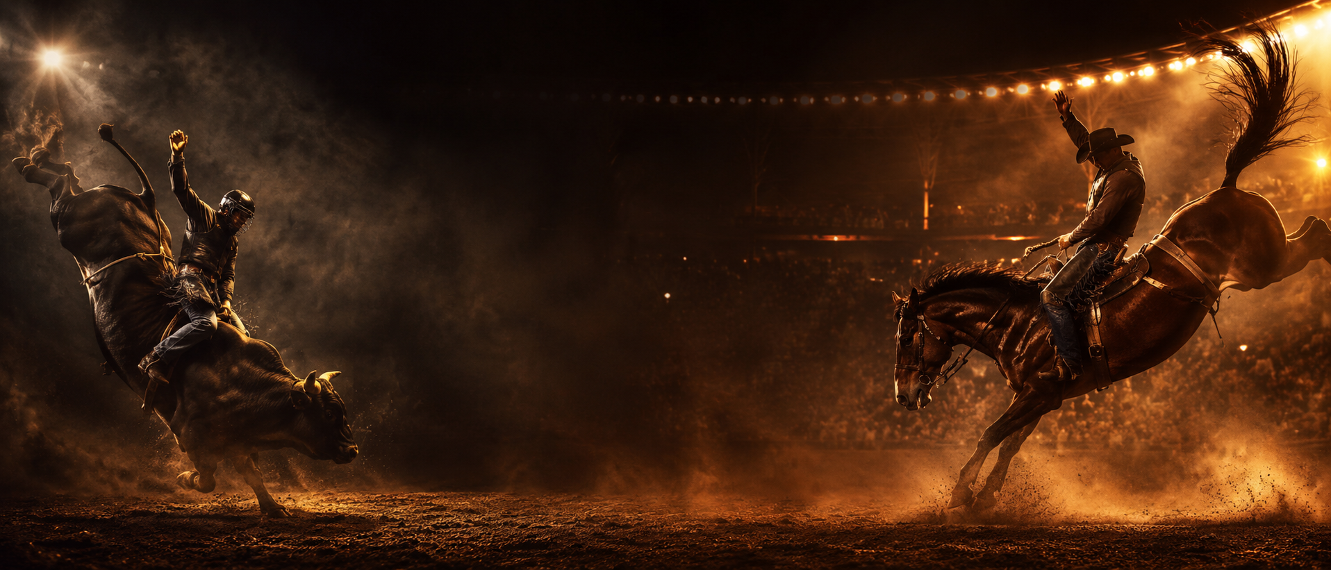 Touros e cavalos de rodeio conectados pelo Equus GenScience